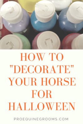 decorate your horse for halloween