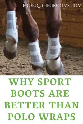 sport boots are better than polo wraps