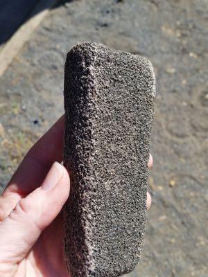pumice stone grooming block