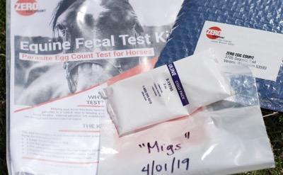 fecal egg count test to mail in