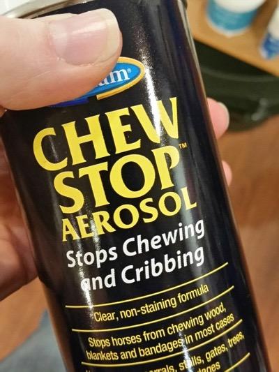 chew stop chewing deterrent spray