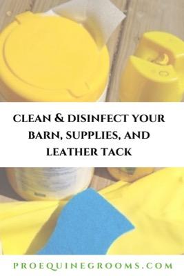 clean and disinfect the barn