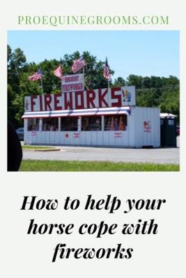 help your horse cope with fireworks