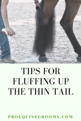 fluff up the thin tail