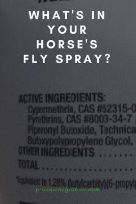 fly sprays for horses
