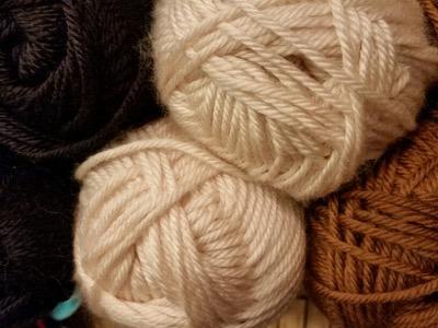 multiple colors of yarn