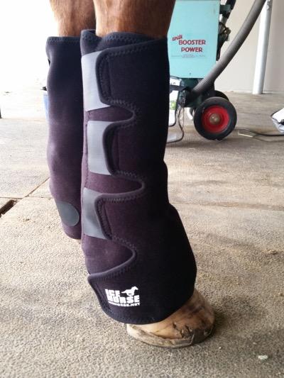 ice boots from knee to hoof