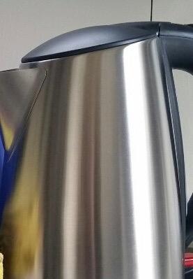 up close of hot water kettle