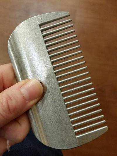 large metal mane comb for horses
