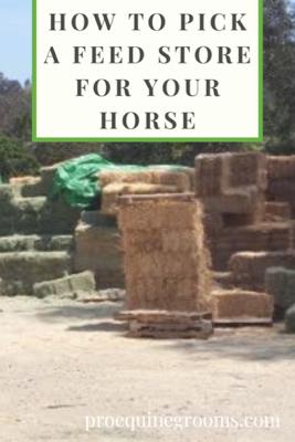 pick the best feed store for your horse