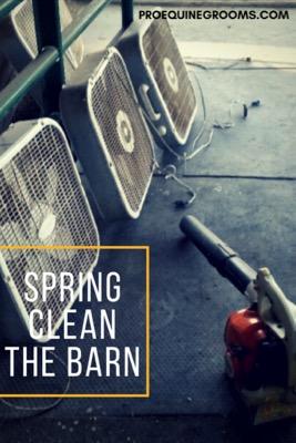 spring clean the barn