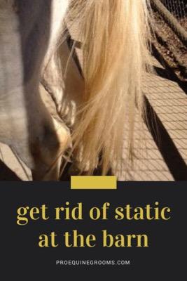 Don T Static Shock Your Horse With, How To Stop Static In Horse Rugs
