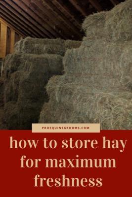 hay storage tips