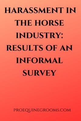 horse industry harassment