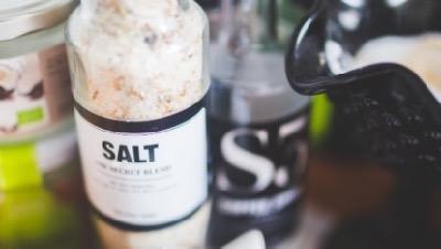 gourmet salts in fancy bottles