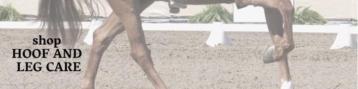 shop hoof and leg care banner