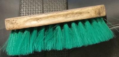 stiff brush for tack cleaning