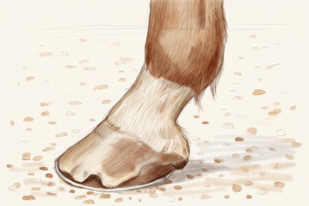 sketch of underrun heels